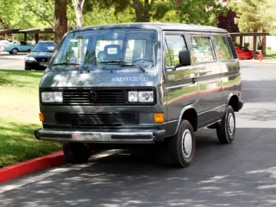 Grey VW Vanagon