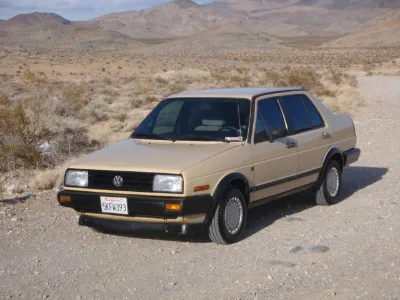 Gold VW Jetta